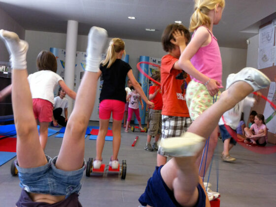 apprentissage des acrobaties