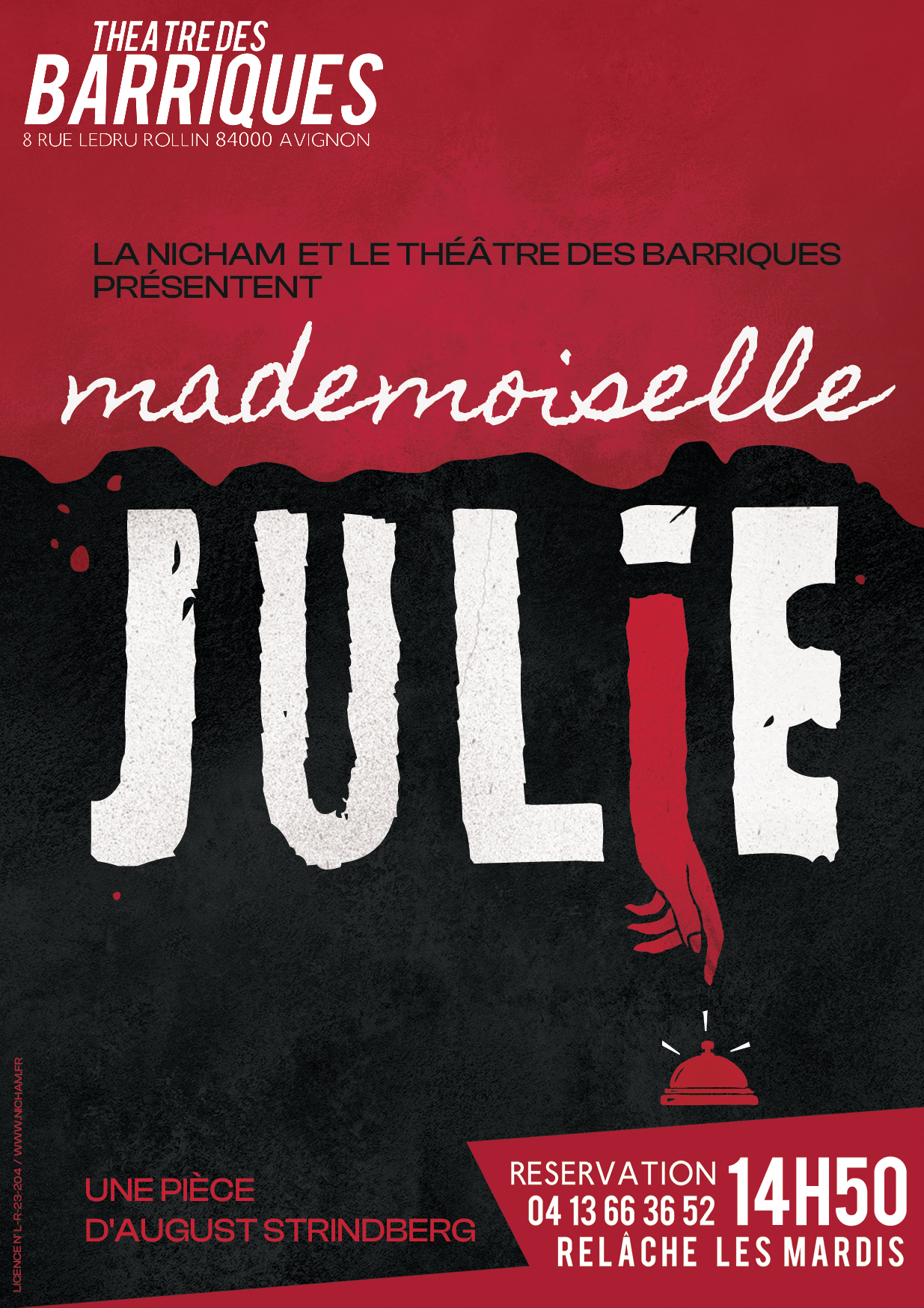 Affiche Mademoiselle Julie