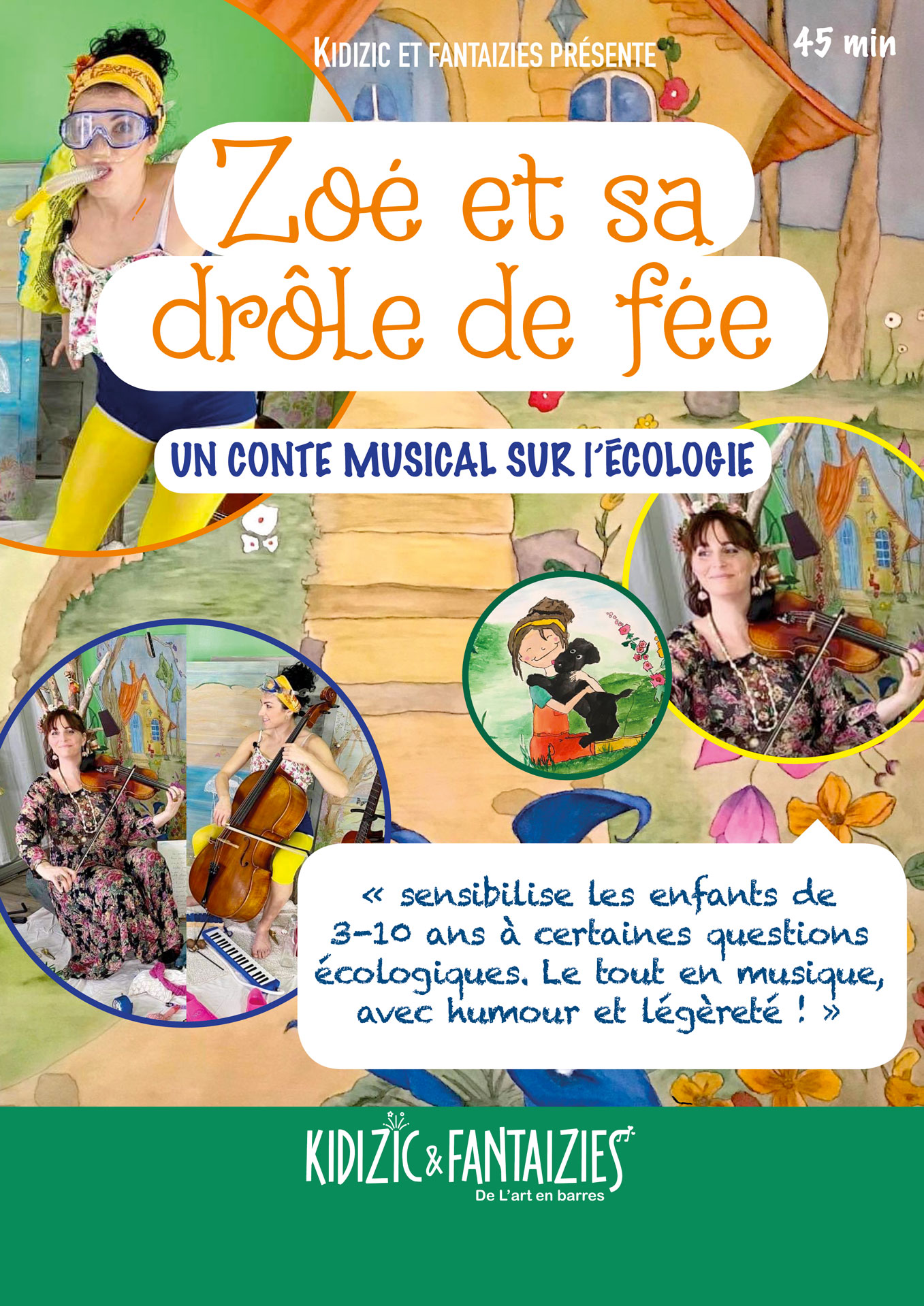 Affiche Zoé et sa drôle de fée