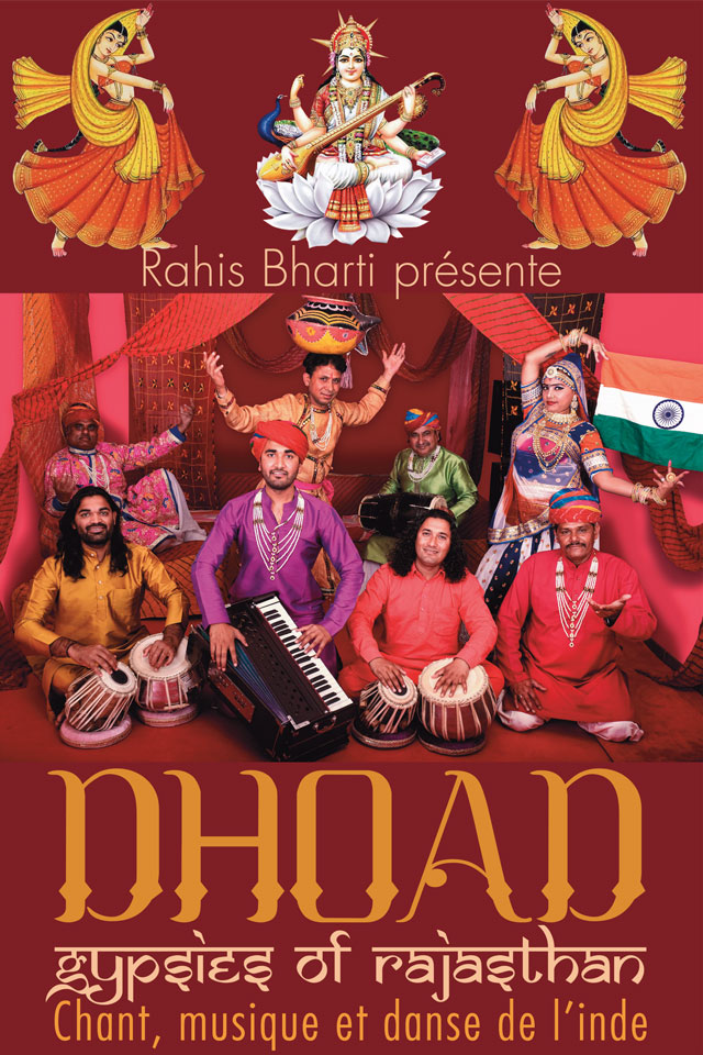 Affiche Dhoad chant danse de l'Inde