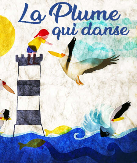 Affiche du spectacle jeune public La Plume Qui Danse
