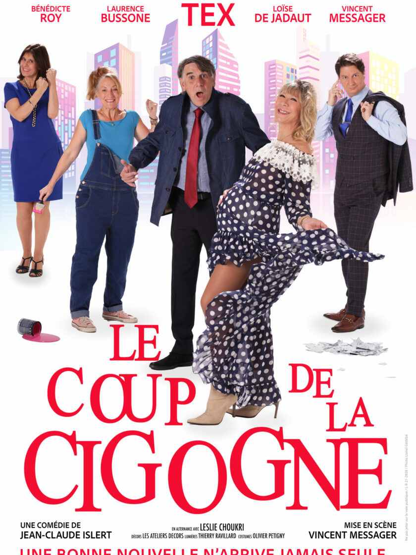 Le coup de la cigogne affiche de la pièce de théâtre