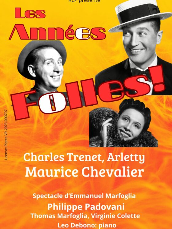 Affiche Les Années Folles spectacles musical semaine bleue