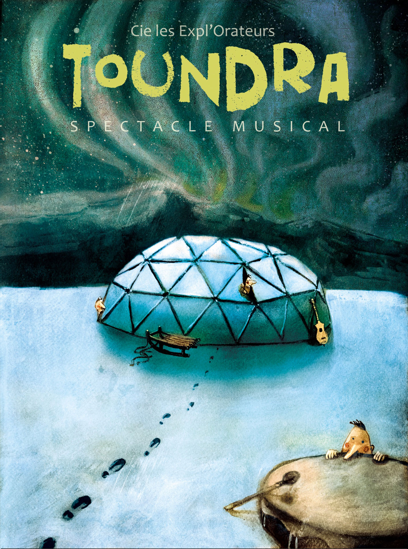 Affiche du spectacle Toundra de la Cie Les Expl'Orateurs