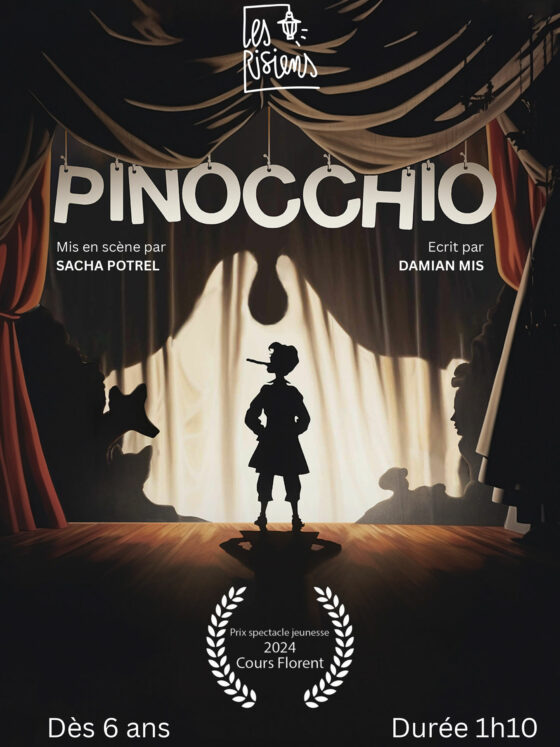 Affiche du spectacle Pinocchio des Risiens