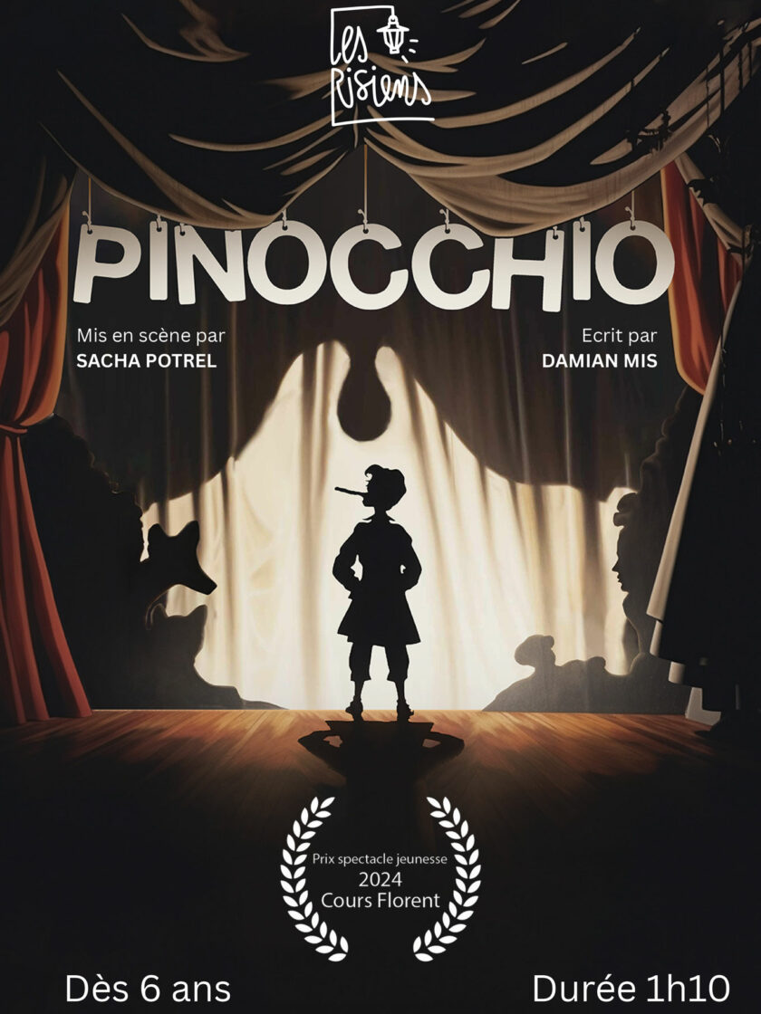 Affiche du spectacle Pinocchio des Risiens