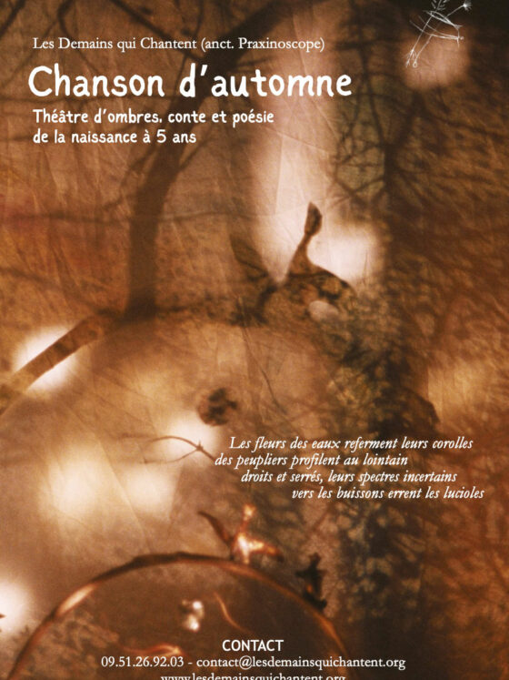 Affiche du spectacle Chanson d'automne par la compagnie lendemains qui chantent