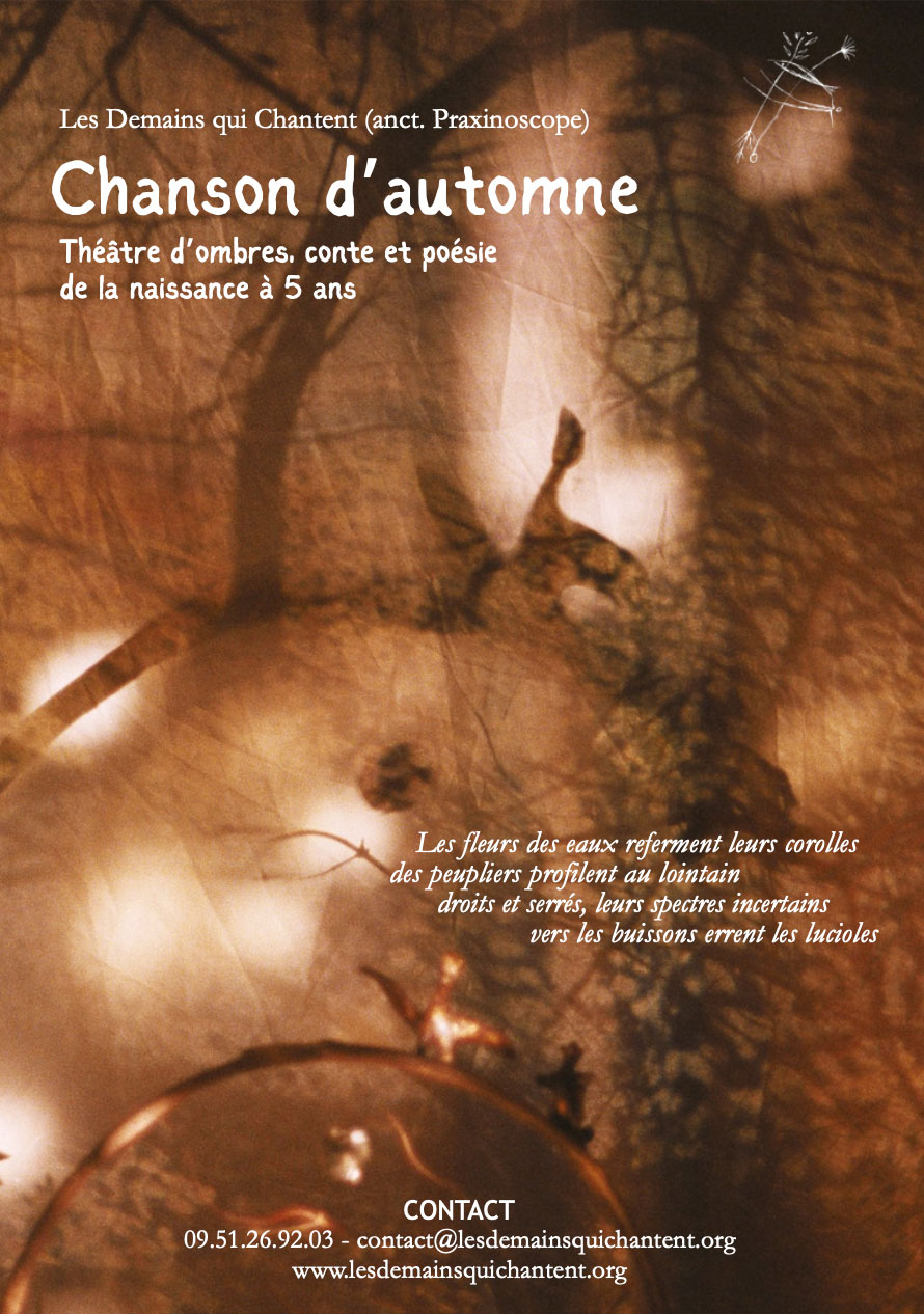 Affiche du spectacle Chanson d'automne par la compagnie lendemains qui chantent