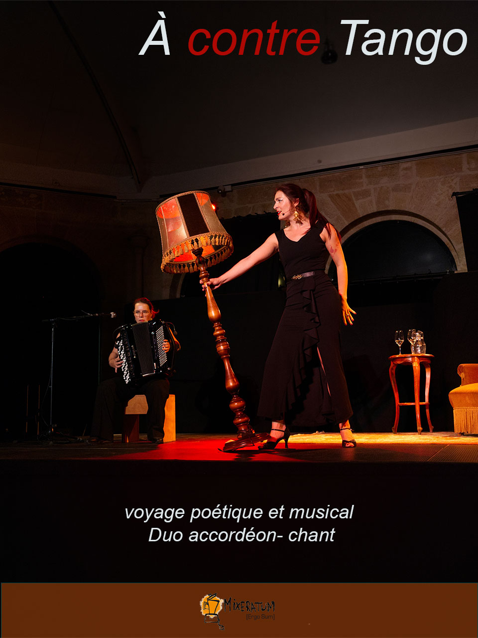 Affiche A contre Tango accordéon chant