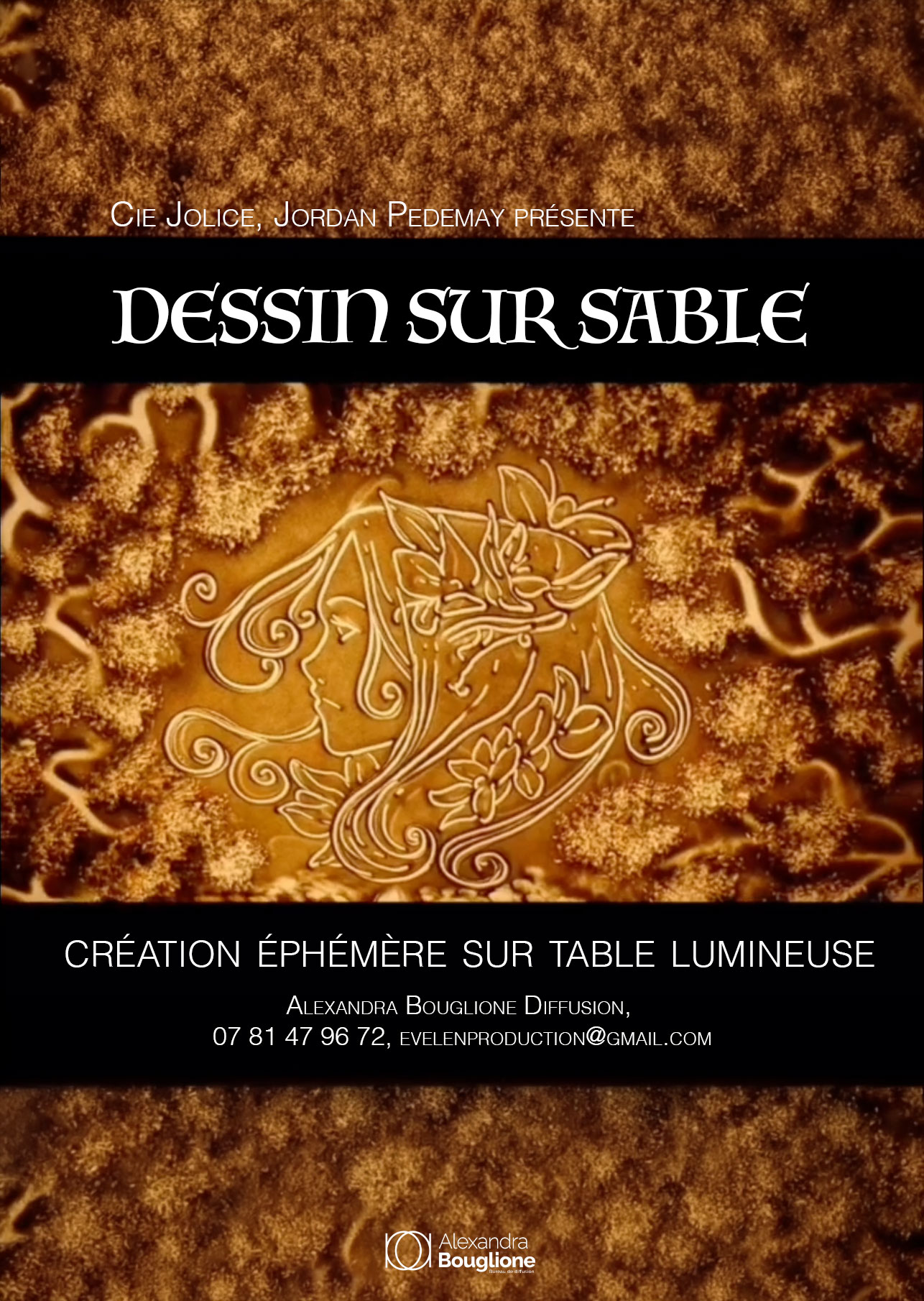 Spectacle de dessin sur sable