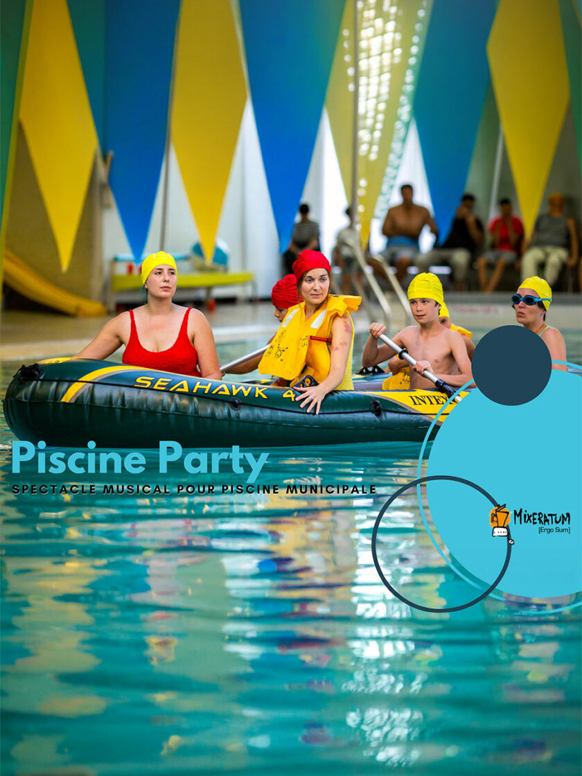 Affiche Piscine Party